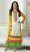 Karisma Kapoor White & Yellow Georgette Suit